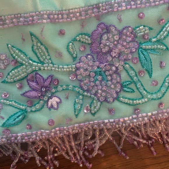 Vintage Escada Beaded Trousers sz 42 - Picture 9 of 12